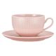 Cup 350 ml + saucer 16 cm breakfast, Amina Rose, Seltmann porcelain