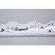 Advent candle holder for 4 tea candles "Czech winter 1918", Mija Decorations