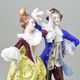 Dancing Couple, 16 x 7 x 13 cm, Porcelain Figures Gläserne Porzellanmanufaktur