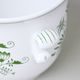 Květináč s uchy bez nožky pr. 16; v. 13,5 cm, zelený cibulák, Český porcelán a.s.