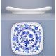 Square plate 21 cm, Original Blue Onion Pattern