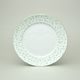 Dessert / breakfast plate 21 cm, Thun 1794, karlovarský porcelán, Natálie green flowers
