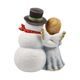 Angel There for Each Other 10 / 6 / 12cm, biscuit china, Goebel