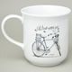Mug Golem 1,5 l, Men's blue bike, Český porcelán a.s.