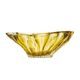 Křišťálová mísa Plantica Amber (žlutá), 33 cm, Aurum Crystal