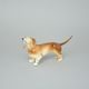 Dog 16,5 x 6 x 8,5 cm, luxor, Porcelain Figures Duchcov