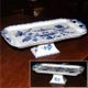 Tray Aida 45 cm on stand, Original Blue Onion Pattern