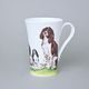 Psí kolekce - Anglický špringršpaněl: Hrnek Emily 400 ml, anglický kostní porcelán Roy Kirkham
