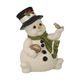 Snowman figurine A Cozy Place 8 / 7 / 11cm, stoneware, Goebel