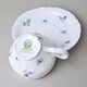 Tea cup and saucer 205 ml / 15,5 cm, Thun 1794 Carlsbad porcelain, BERNADOTTE blue flower