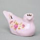 Small bird figurine, Leander, decor 158, rose china