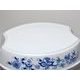 Baking bowl oval 31 cm with glass lid, Original Blue Onion Pattern