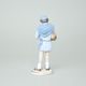 Bagpiper 5 x 7,3 x 18 cm , Biskvit + saxe, Porcelain Figures, Duchcov