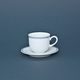 Cup and saucer mocca 110 ml, Thun 1794, Carlsbad porcelain, OPAL 80446