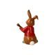 Figurka zajíčka s kytarou 5 / 4 / 8 cm, kamenina, Goebel