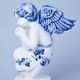 Angel 12 cm, Original blue onion pattern