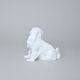 Pes Kavalír king Charles španěl, 13 x 7,2 x 11 cm, bílé, Porcelánové figurky Duchcov