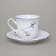 Šálek kávový / čajový 210 ml + podšálek 155 mm, Constance, husy, Thun 1794, karlovarský porcelán