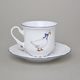 Cup 210 ml + saucer 155 mm, Constance, Geese, Thun 1794, Carlsbad Porcelain