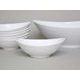 Compot set for 6 persons, Thun 1794 Carlsbad porcelain, Loos white