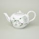 Tea pot 0,95 l, Original Green Onion pattern + platinum