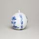 Christmas decoration - ball 6,5 cm mini, Original Blue Onion Pattern