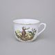 Cup (mug) R 0,25 l, Hunting, gold line - random motive, Cesky porcelan a.s.