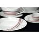 Dining set for 6 persons, Thun 1794 Carlsbad porcelain, SYLVIE 80382