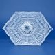 Křišťálová váza broušená, šestihran, 500PK, 275 mm, Crystal BOHEMIA