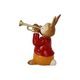 Figurine Rabbit with Trumpet 4 / 6 / 8cm, stoneware, Goebel