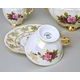 Tea set for 6 pers., Cecily roses, Carlsbad