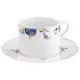 Coffee cup 150 ml + saucer 14,5 cm - Noble blue, Meissen porcelain
