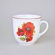 Hrnek Mirek 400 ml, vlčí máky, Český porcelán a.s.