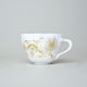 Šálek vysoký B, 210 ml na kafe, zlatý Cibulák, Český porcelán z Dubí