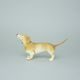 Dachshound 16,5 x 6 x 8,5 cm, Porcelain Figures Duchcov