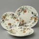BERNADOTTE chinese flowers: Plate set for 6 pers., Thun 1794, karlovarský porcelán