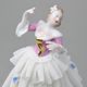 Dancer with lace 8 x 6 x 12 cm, Kurt Steiner, Porcelain Figures Unterweissbacher