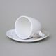 2685: Cup 220 ml plus saucer 160 mm, Thun 1794 Carlsbad porcelain, Loos