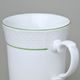 7047703: Mug 250 ml, Thun 1794, karlovarský porcelán, NATÁLIE light green lines