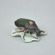 Rose Chafer 2,5 x 5 x 5,5 cm, Pastel, Porcelain figues Duchcov