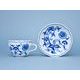 Cup and saucer B + B, 210 ml / 14 cm for coffee, Original Blue Onion Pattern, QII