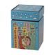 Tea tin James Rizzi - Summer in the City, 7,5 / 7,5 / 11 cm, Metal, Goebel