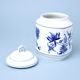 Jar for food storage with a sign 1,10 l, 17 cm, Original Blue Onion Pattern