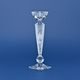 Crystal Hand Cut Candlestick OLYMPIA - Thistle decor, 250 mm, Crystal Bohemia Poděbrady