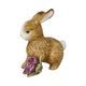 Figurine Rabbit - Annual Bunny 2024 with magnolia flower, 9 / 7 / 9 cm, Biscuit china, Goebel