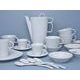 Bohemia White DECOR, Kávová souprava, design Pelcl, Český porcelán a.s.