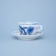 Cup and saucer A+ A, 0,08 l / 11 cm for mocca (mini coffee), Original Blue Onion Pattern, QII