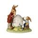 Rabbit figurine The Master nad Student 15 / 8 / 15.5cm, stoneware, Goebel