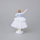 Tanečnice s krajkou (bledě modrá) 8 x 6 x 12 cm, Kurt Steiner, Porcelánové figurky Unterweissbacher