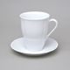 Verona white: Mug tall 320 ml + saucer 15 cm, G. Benedikt 1882, bottom sign